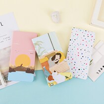  kinbor weekly plan This weekly hard-faced small diary pattern week hand account Portable notebook Portable notepad Creative efficiency book Hand account schedule book