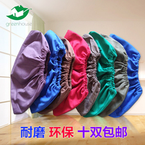 Cloth shoe cover household can be washed repeatedly student room shoe cover thick wear-resistant non-slip breathable childrens shoe cover