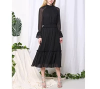 Приложение, RCOU81201Q Fashion Ladies подвеска с двумя платьями Длинная юбка весна весна весна весна