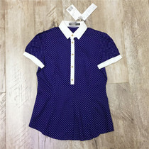 (Big name workplace dress) G home 53247038 slim short sleeve business work solid color shirt shirt Women