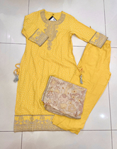 (Brand Suit) Ginger Indian Characteristic Heavy Industry Kuta Three Piece Set L Bust 108-110