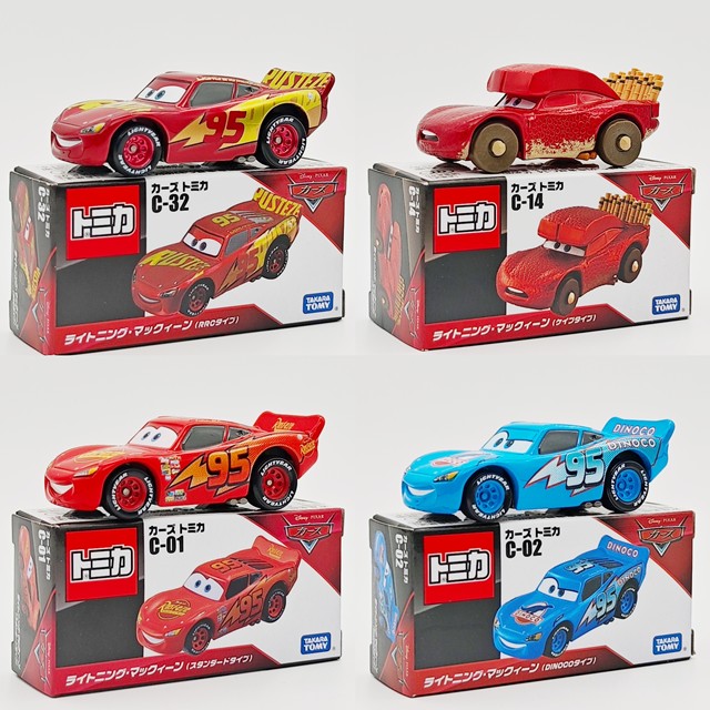 Genuine Domeka Alloy Car Racing Story Lightning McQueen Model Toy Car Car Collection Ornaments