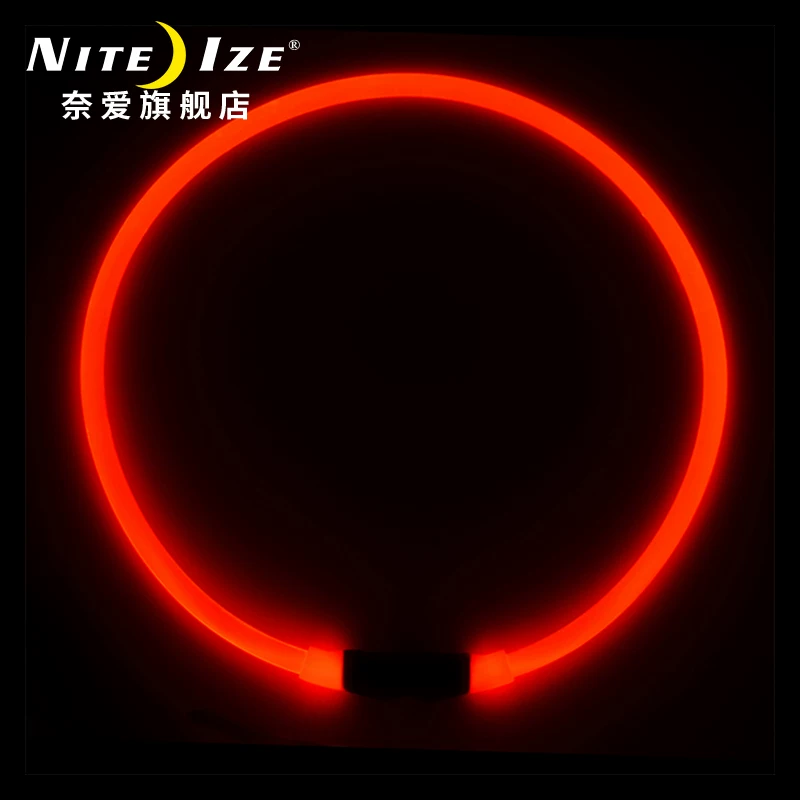 [Американский Niteize светящийся ошейник для собак, безопасный ремень для питомца, прогулочный безопасный ошейник]