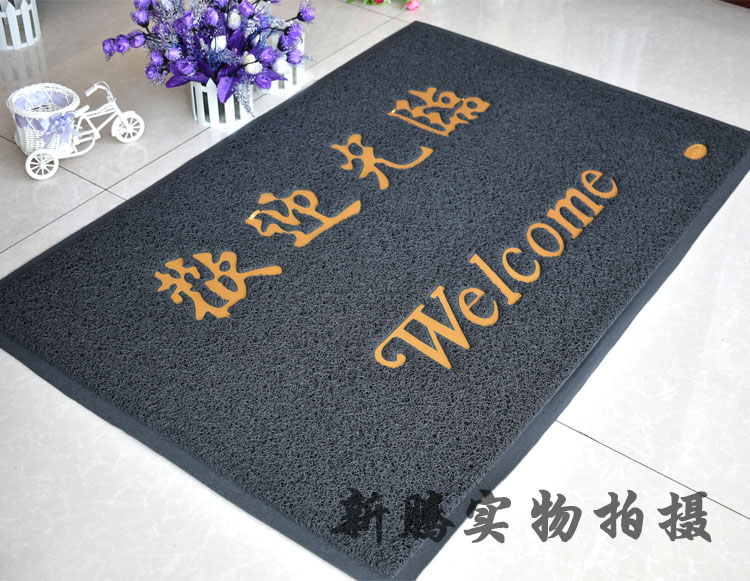 Màu xanh cửa ra vào nhà thảm cửa truy cập an ninh cửa nhựa mat chào mừng chào đón thảm đỏ thảm lót sàn phòng ngủ