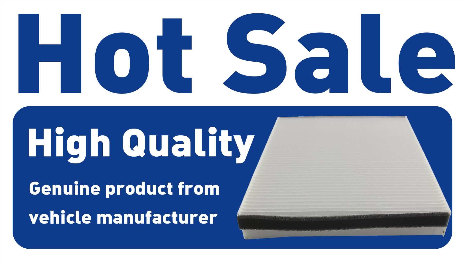 Cabin Air Filter (charcoal Activated) 100 Origin Auto Carbon Air