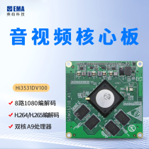 EMA British code Hisilicon Hi3531AV100 DVR recording and broadcasting video conference H265 codec development board