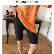 Khoảnh khắc quần legging 5 điểm hợp mốt yoga nữ 2019 hè mới eo cao co giãn bó sát quần thủy - Quần tây thường