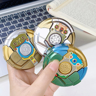 New Transforming Robot Fidget Spinner Finger Spinning and Transforming Two-In-One Stress Relief Toy Gift for Boys
