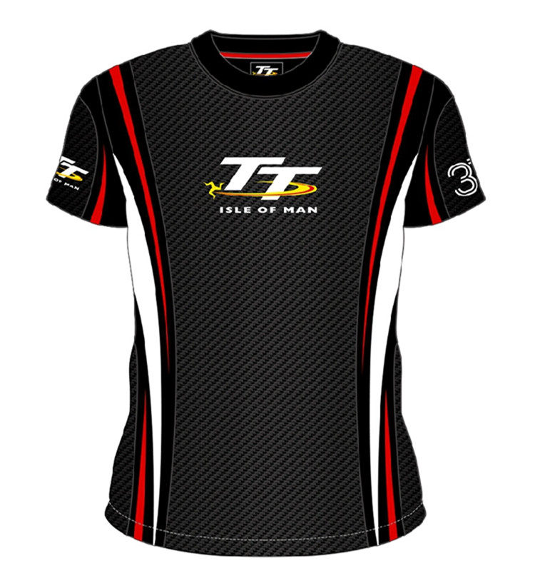 MOTO GP Isle of Man tt roundabout motorcycle road race riding T-shirt quick-dry breathable fans short-sleeved men's locomotive