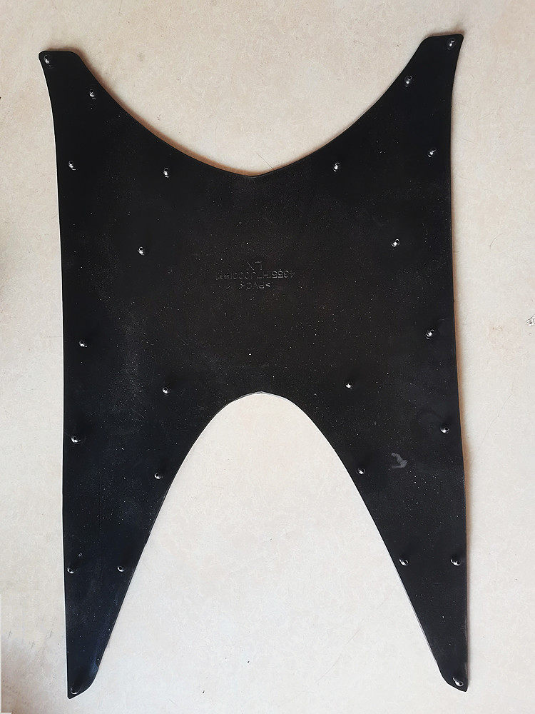 Suitable for Haojue VF100 pedal leather HJ100T-8C original scooter locomotive waterproof anti-skid foot pad leather ring