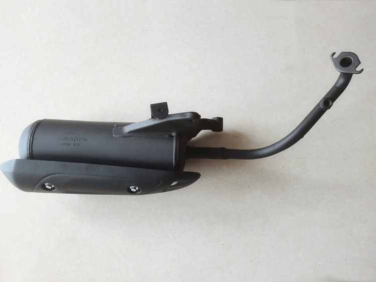 Suitable for Haojue Xinyuexing HJ125T-23 exhaust pipe muffler National Fourth EFI exhaust pipe chimney exhaust pipe