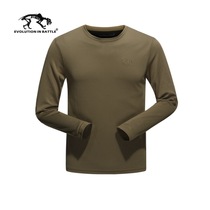 Tiger Camp L1 quick-drying single guide wet body long sleeve fitness Wolf Brown quick-drying top