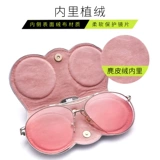 Портативные милые брендовые солнцезащитные очки, защитный чехол