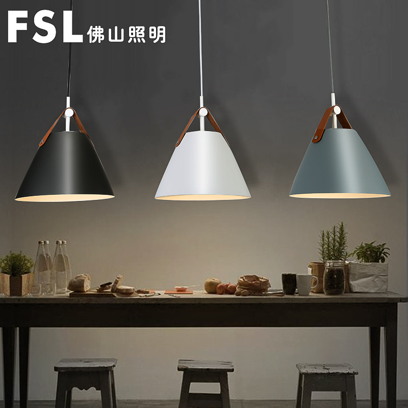 Foshan Lighting Nordic Dining Room Chandelier Three-Headed Macaron Dining Room Lamps Bar Lamp Bar Chandelier Creative Luminaire Internet Red Light