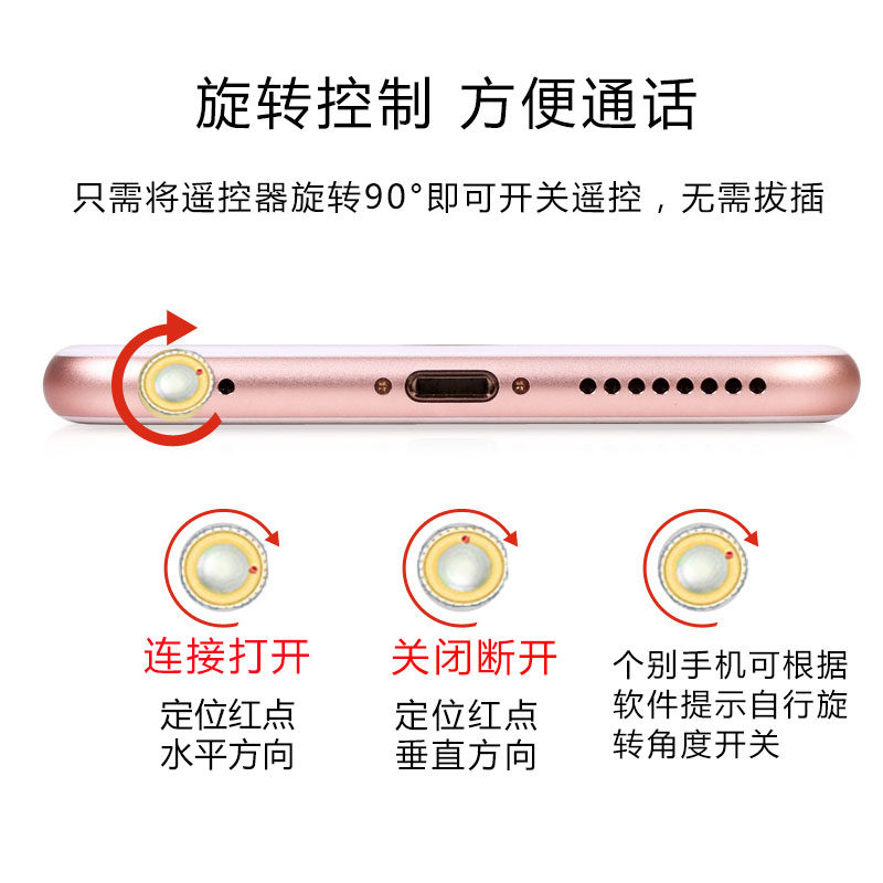 Apple dedicated iPhone7 mobile phone transmitter 6s remote control plug 6plus infrared 5s external accessories 8p