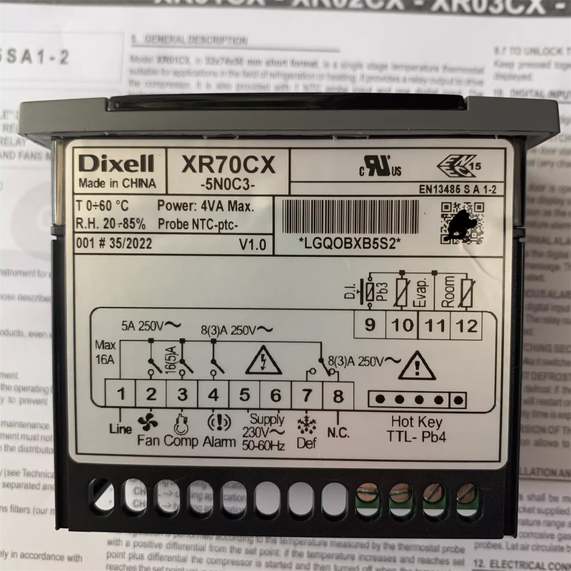 Dixell Elf Thermostat Air-Cooled Type Xr70Cx-5N0C3 Brand New Original in Stock