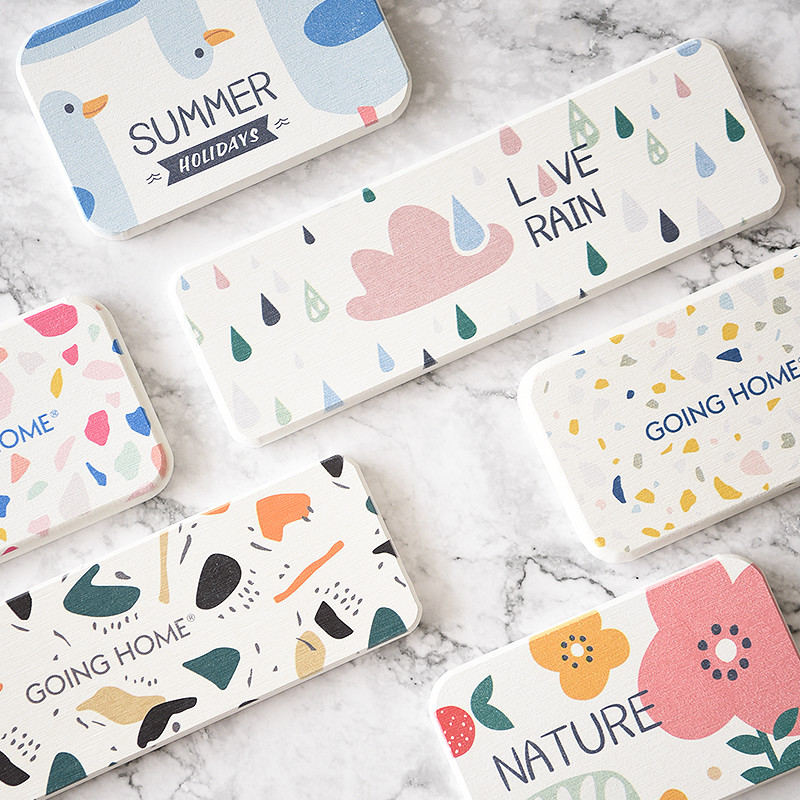 Diatomaceous Earth Wash Stand Absorbent Mat Natural Diatom Mud Quick Dry soap Soap Pad Soap Tray Wash Stand Toothbrush Coaster