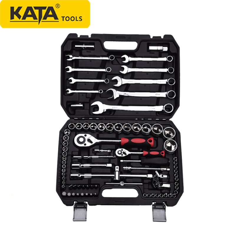 Kai Da KATA 82 pieces of steam repair tool suit machine repair sleeve ratchet wheel repair tool set KT50082