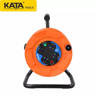 Kaida KATA 30 meters 50 meters mobile cable tray Wire tray 3*1 square coil reel Tow reel KT82205