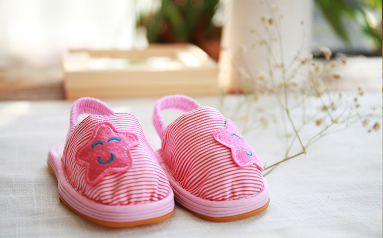 Chaussons enfants en coton pour printemps - semelle tendon - Ref 1011578 Image 13