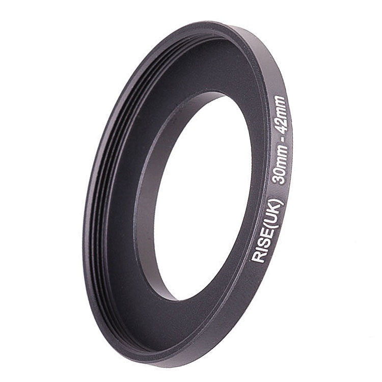30-42mm filter adapter ring 30 lens to pick up 42 filter lens 30 external thread turn 42 internal thread small turn large