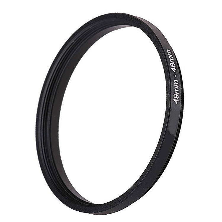 49-48mm filter adapter ring 49 lens to pick up 48 filter mirror 49 external thread turn 48 internal thread big turn small