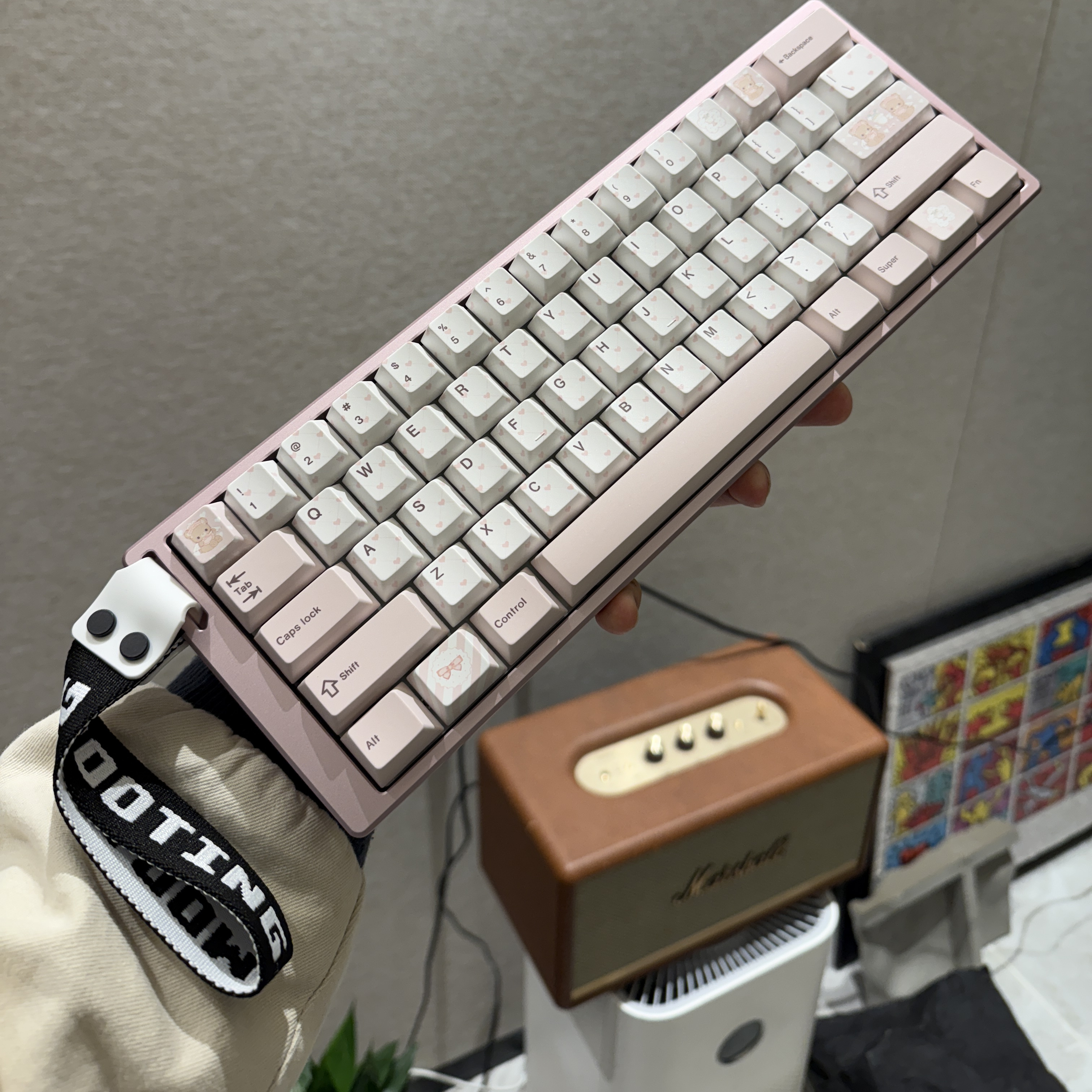 Wooting 60HE+ 改造カスタムキーボード 磁玉軸」 Wooting 60HE原