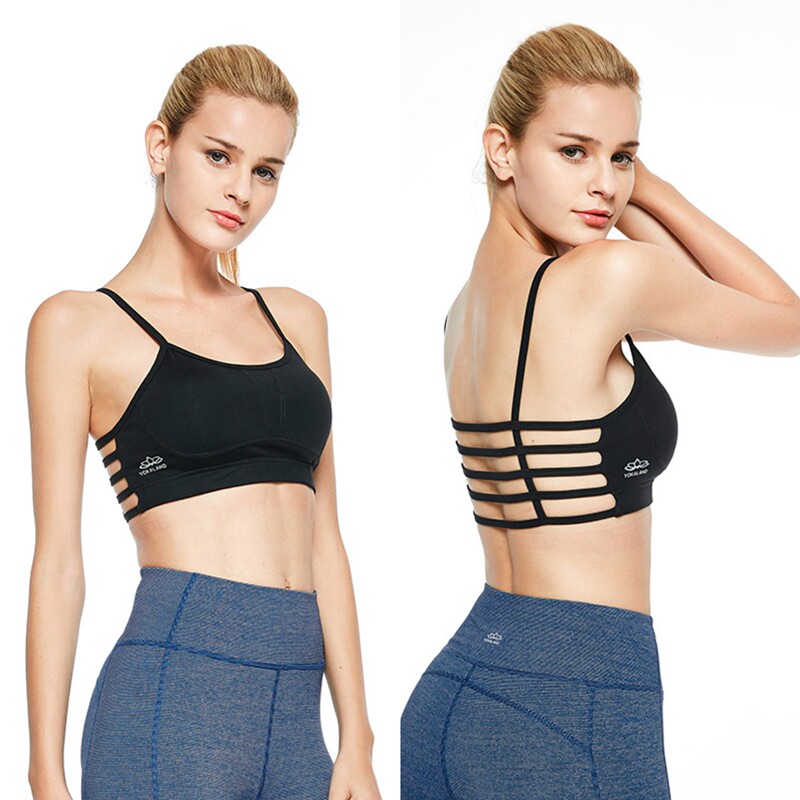 Youkalian Yoga Wear Spring/Summer New Style Barely-There Waterdrop Beauty Back Sports Bra Women's Running Fitness Bra Bbw137