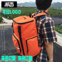 Customized Hip-Hop backpack basketball training backpack printing LOGO large-capacity travel bag to map custom-made samples