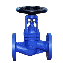 Naipai WJ41H-25C cast steel German standard bellows stop valve flange high temperature thermal oil steam valve