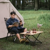 Naturehike Складной стул из алюминиевого сплава, портативный регулируемый стул в стиле кемпинга, спинка, обеденный перерыв, шезлонг