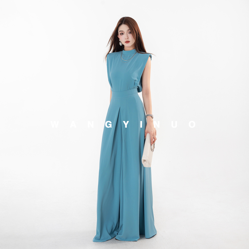 Md Yinuo【Romantic Reverie】2026 Summer Design Slim Fit Stylish Versatile Top and Casual Pants Set