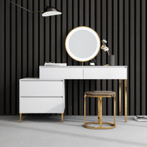 Dressing table bedroom modern simple Nordic light luxury small apartment makeup table Net red ins Wind makeup table storage cabinet