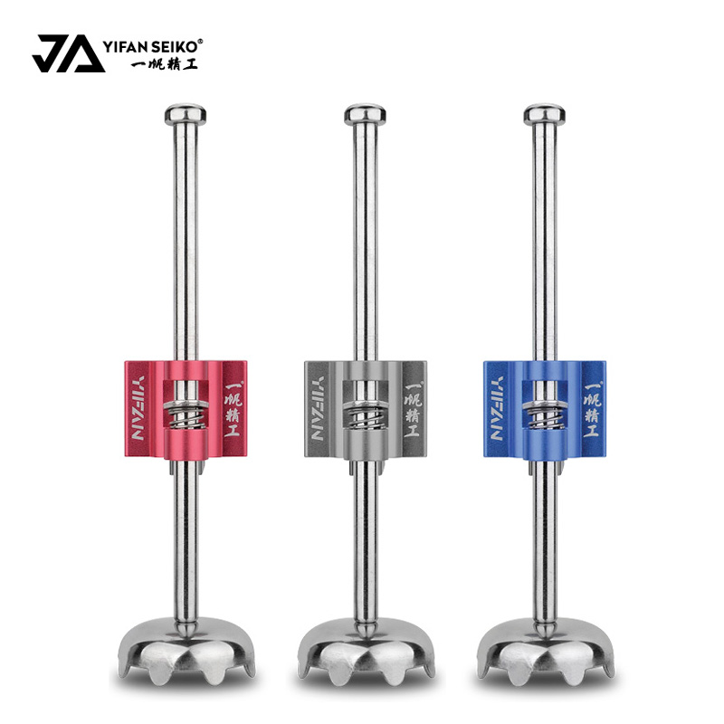 Yifan Seiko fishing box lifting foot stainless steel fishing box accessories Detachable fishing box legs telescopic thickened extended fishing box