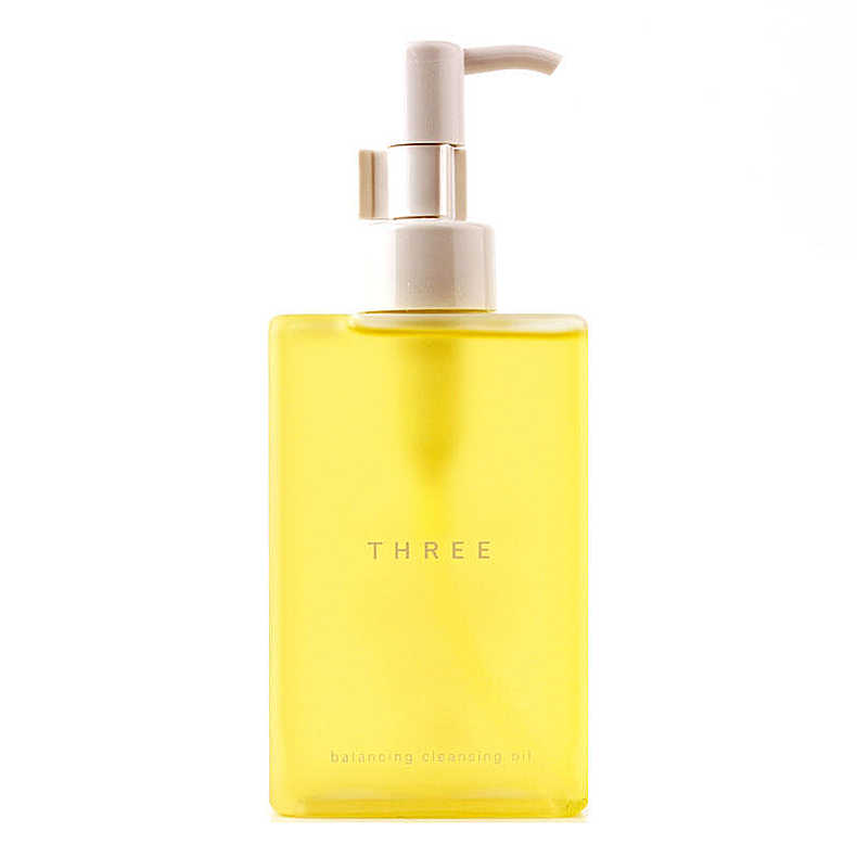 韩国免税店 17新版THREE 小三纯植物平衡保湿温和卸妆油200ml