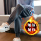 加绒运动裤子女2025新款秋冬季宽松卫裤显瘦直筒哈伦休闲束脚长裤