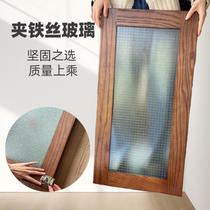 Imported and domestically produced laminated single-piece wire mesh glass door single-layer window glass fire-proof and explosion-proof 6mm transparent