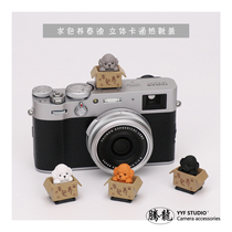 Please pack teddy hot boot cover creative stereoscopic cartoon camera cute decoration universal type dust cover