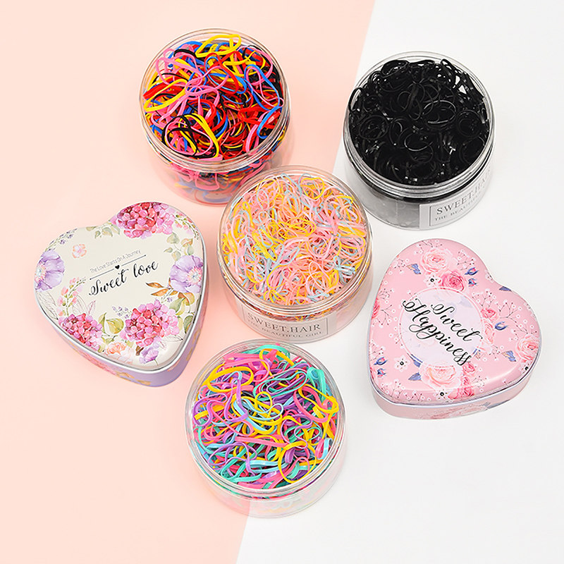 Children's disposable rubber band large thick hair ring baby does not hurt the hair ring tie the hair rubber band hair ring hair accessories