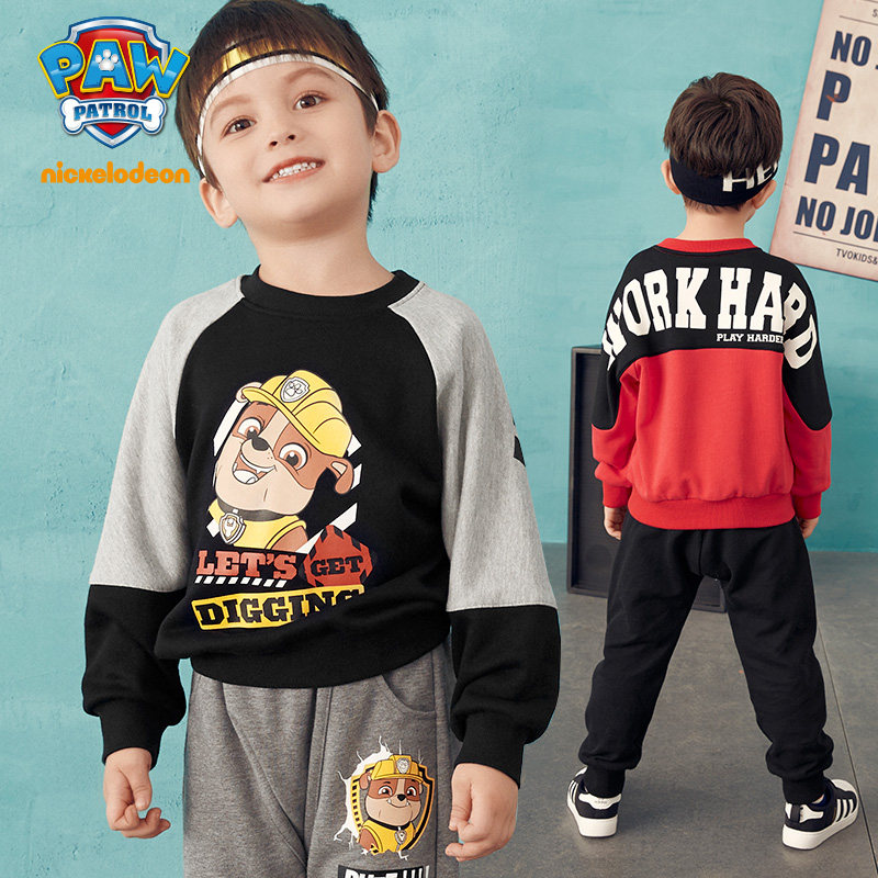 Paw Patrol 汪汪队立大功 男童圆领卡通卫衣 天猫优惠券折后￥59包邮（￥99-40）105~140码2色可选