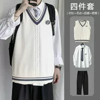 Свитер, рубашка, штаны, высококачественный галстук