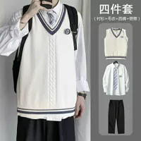 Свитер, рубашка, штаны, высококачественный галстук