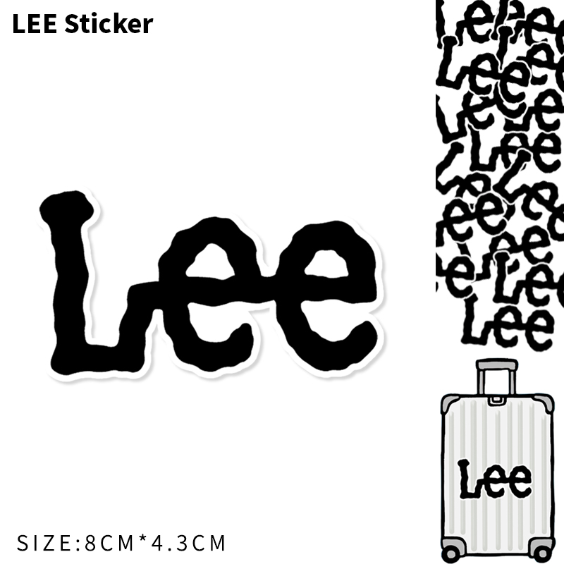 Tide brand Lee stickers waterproof laptop protective film suitcase skateboard refrigerator luggage personality stickers