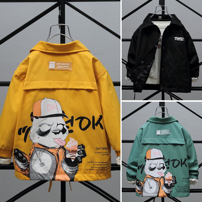 Children's clothing boys' jacket spring and autumn 2022 new children's foreign style jacket middle and big children's autumn handsome top casual trend