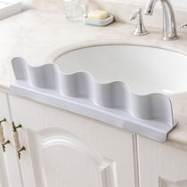 Thick sink water retaining plate Kitchen splash-proof water artifact Bathroom pool suction cup water barrier waterproof water retaining plate bezel