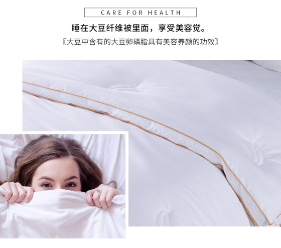 多喜爱被子 专柜款 经典款全棉面料 第二代维依大豆春秋被冬被