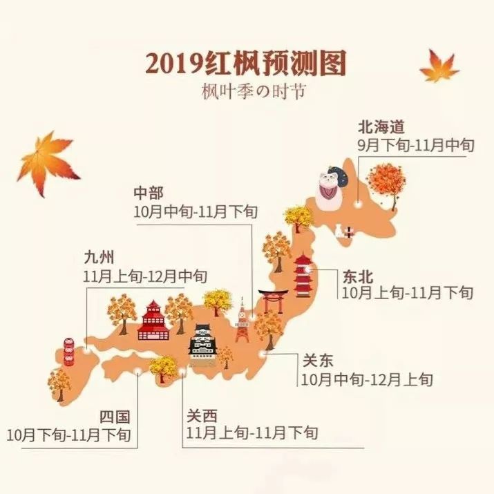 速看!2019日本最佳赏枫好去处推荐1