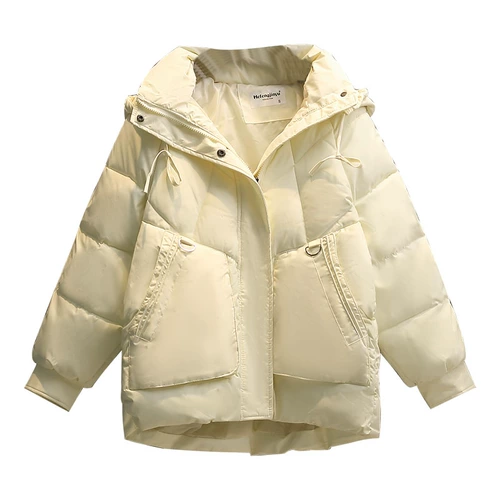 Сиреневая куртка с пухом, дизайнерский пуховик, 2024 года, тренд сезона