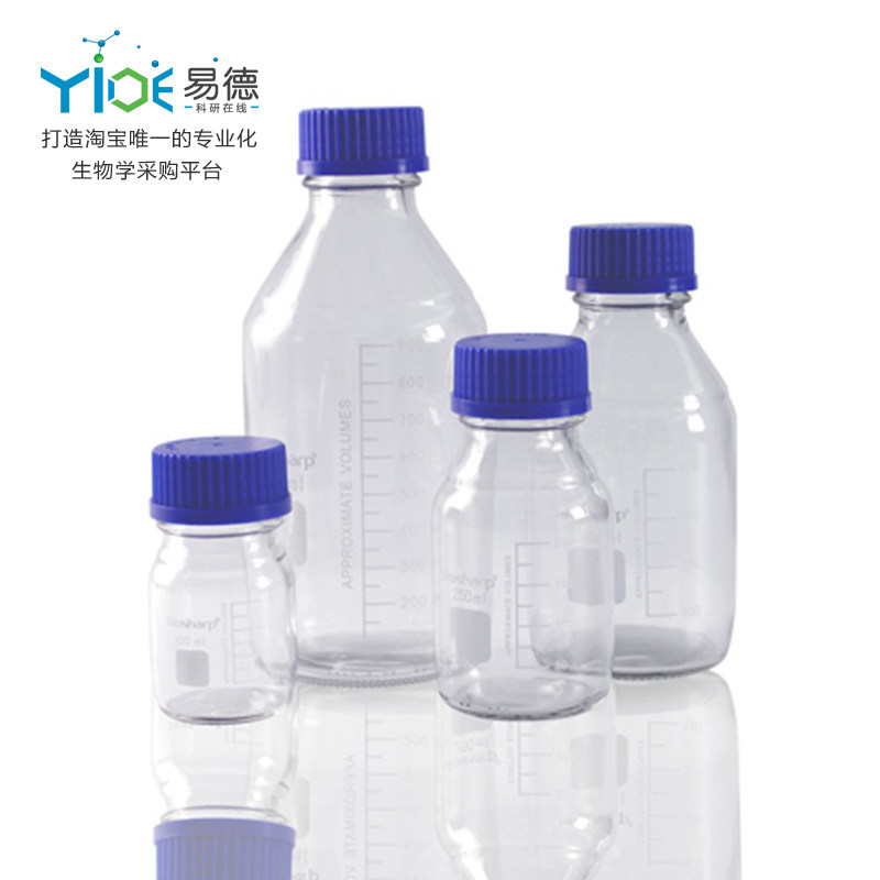 Biosharp实验耗材  蓝盖试剂瓶螺纹带刻度 100ml/250ml/500ml