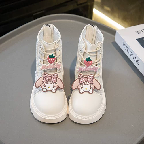 Martens, дышащие летние короткие сапоги, детские ботинки, коллекция 2023